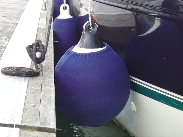 Fenders for a ship in stock from the SBS company