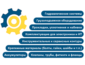 Запчасти для оборудования буровых платформ