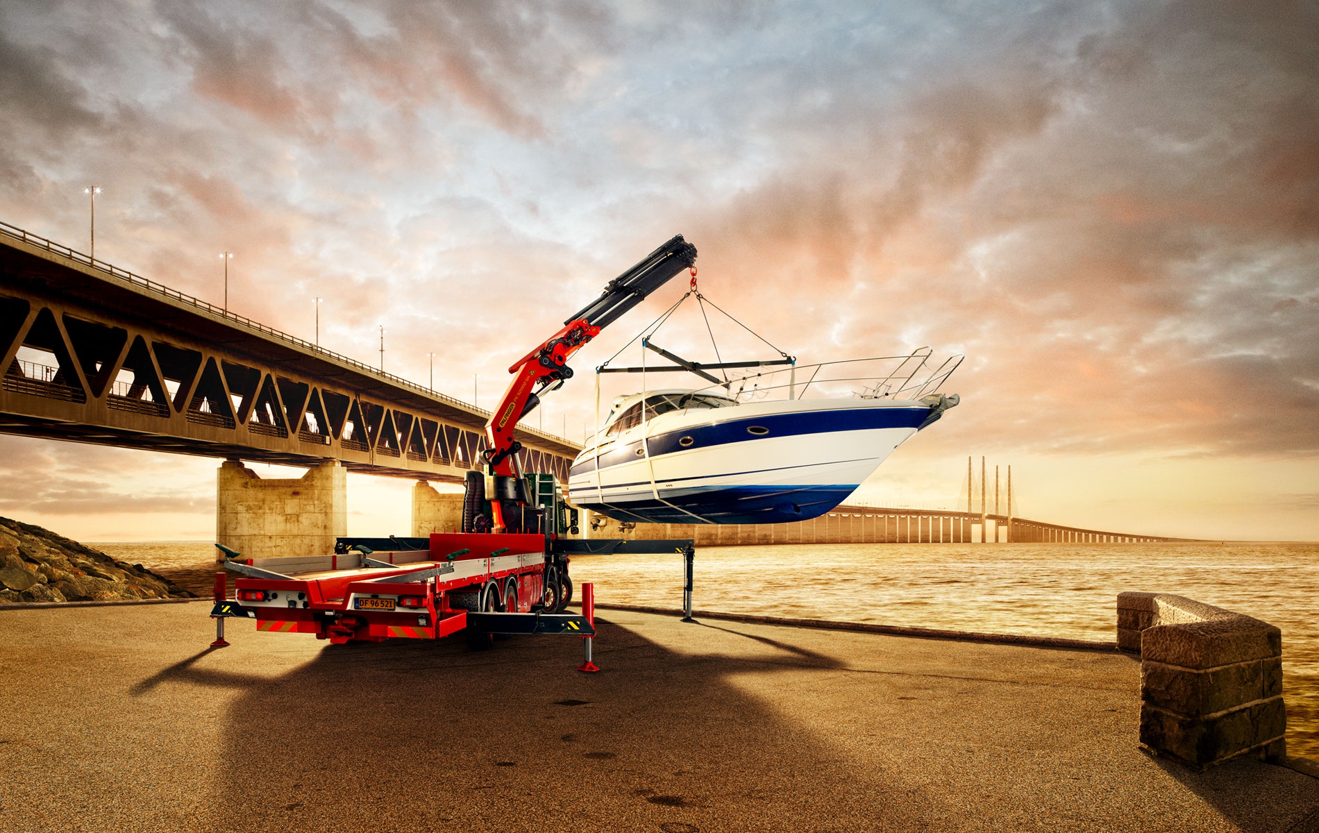 PALFINGER PKM loader crane